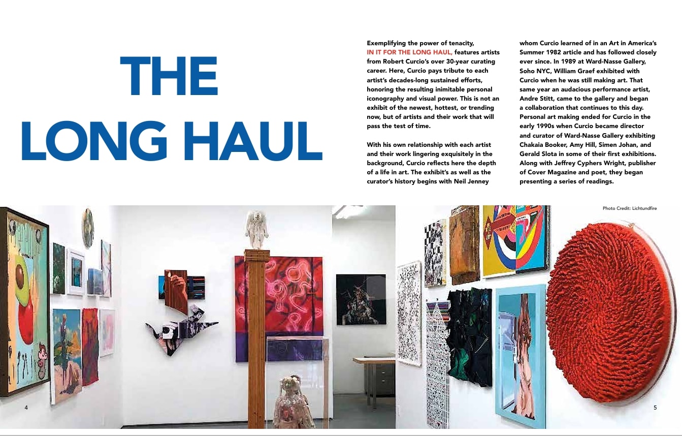 In It For The Long Haul exhibition spread