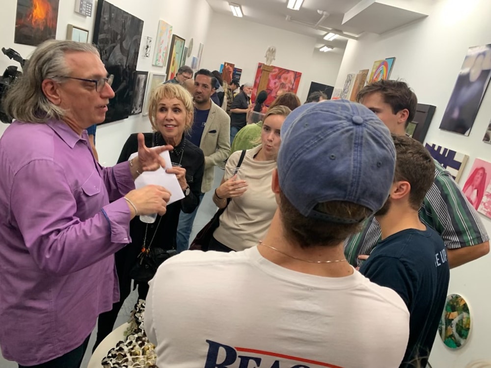 Opening of In It For The Long Haul, Lichtundfire, NYC, 2023