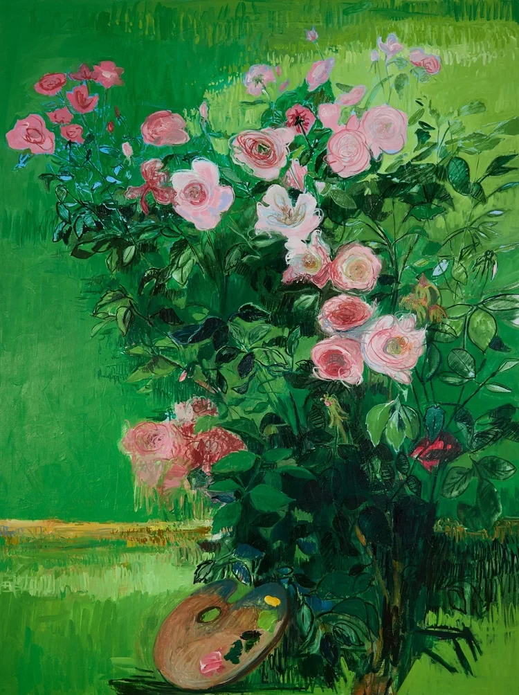 Claire McConaughy, How Do I Paint a Rose, 2025