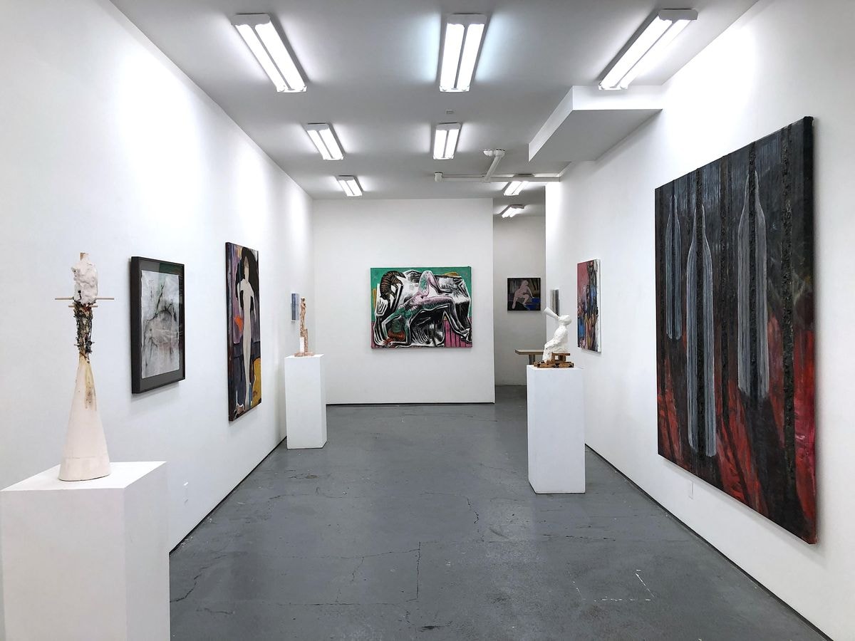 Installation view.